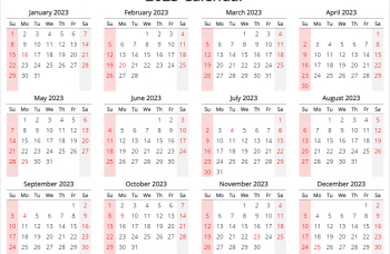 2023 calendar printable whenisholidays net